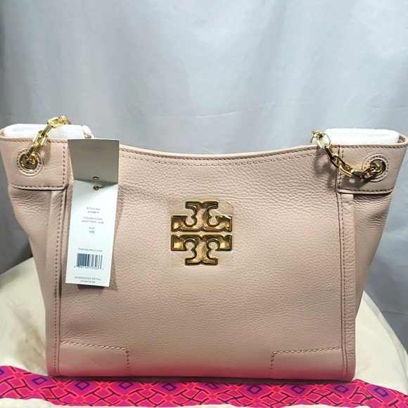 Tory Burch "Britten" Small Slouchy Tote - Picture 13 of 14